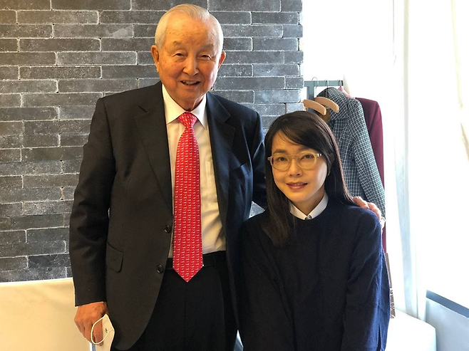 극동방송 이사장 김장환 목사와 김건희 씨. (출처:국민의힘 선거대책본부)