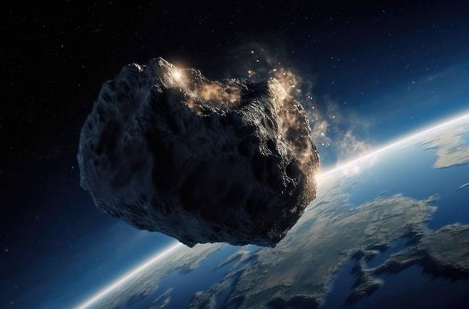 소행성 상상도 123rf.com