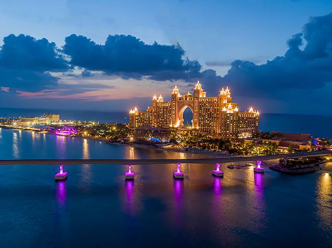 팜 주메이라를 대표하는 럭셔리 리조트 아틀란티스 더 팜. 사진제공|VisitDubai