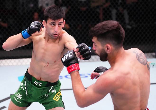 스티브 얼섹(왼쪽).(UFC 제공)