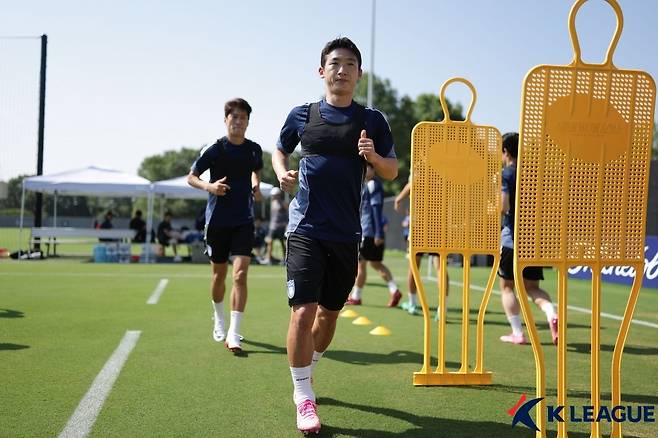 수원 삼성으로 이적한 김민우.(한국프로축구연맹 제공)