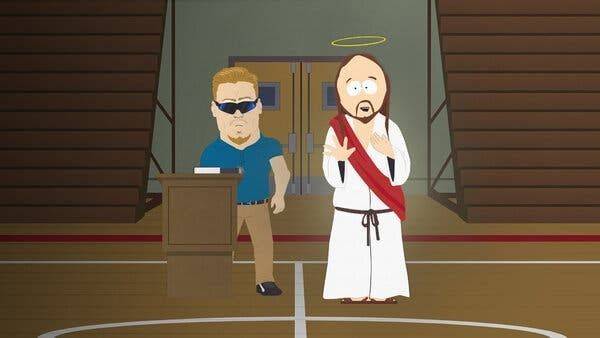 미 애니메이션 '사우스 파크'에 예수 캐릭터가 등장한 장면. Comedy Central, 연합뉴스