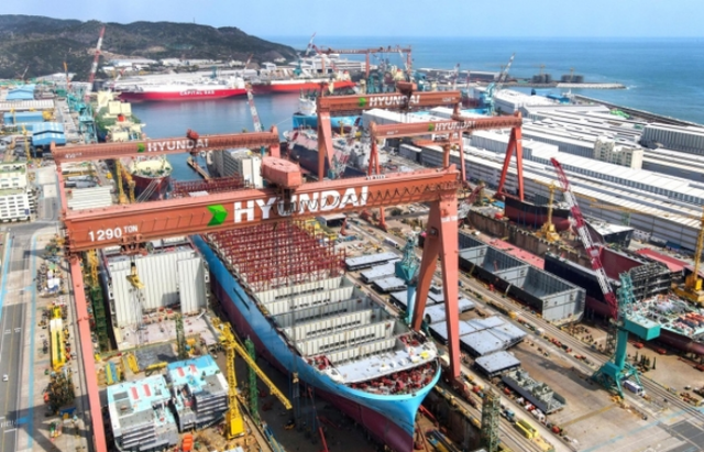 HD현대중공업 울산 조선소. HD현대중공업 제공