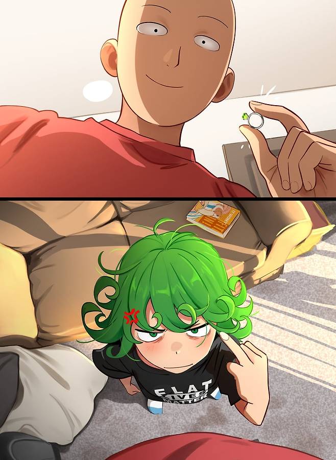 __tatsumaki_and_saitama_one_punch_man_drawn_by_khyle__sample-69eea1e8656b9c7e0fe3b5b86f033981.jpg 팬이그린 프로포즈 받은 타츠마키.jpg