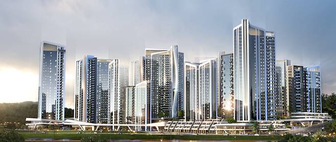 북가좌6구역 재건축 조감도. 사진=한국토지신탁