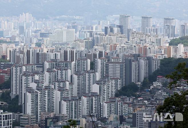 서울시내 아파트 단지 모습. 뉴시스 자료사진.