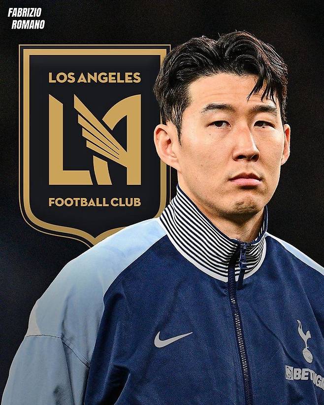 [서울=뉴시스]미국 프로축구 LAFC 관심 받는 손흥민. (사진=파브리치오 로마노 소셜미디어 캡처) 2025.07.25. photo@newsis.com *재판매 및 DB 금지