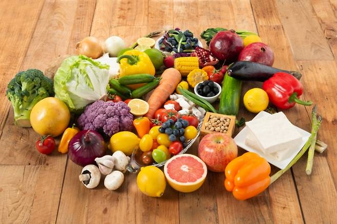 과일 채소 이미지. 아이클릭아트