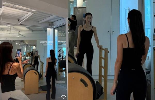 박수진 근황 / 사진=김성은 SNS 캡처