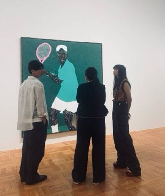 (왼쪽부터) 원빈, 박인비, 이나영 /사진=박인비 SNS