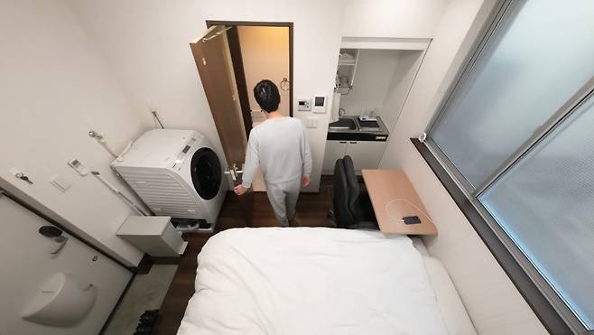 일본 도쿄의 마이크로 아파트