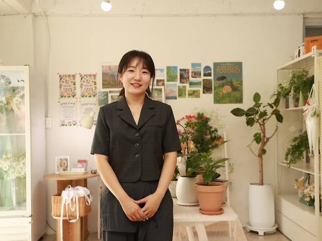 ▲ 포즈를 취한 정나은 대표