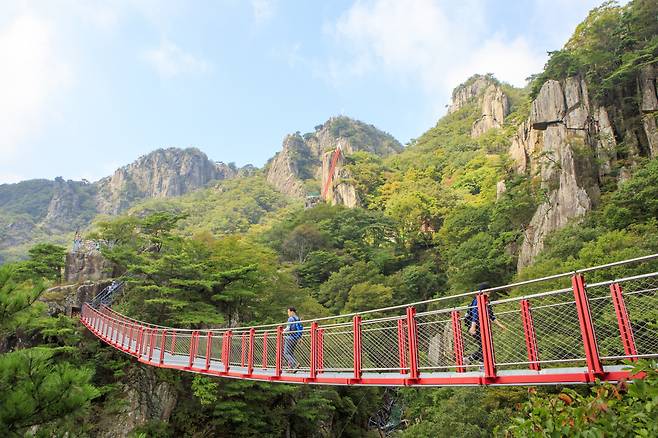 완주 대둔산 출렁다리