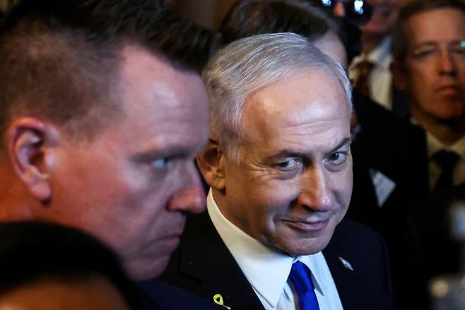 베냐민 네타냐후 이스라엘 총리. 로이터연합뉴스