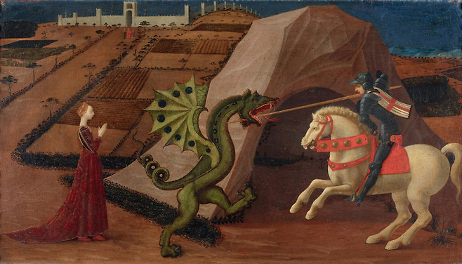 Paolo Uccello [Saint George and the dragon], 1430-35 ©Musée Jacquemart-André