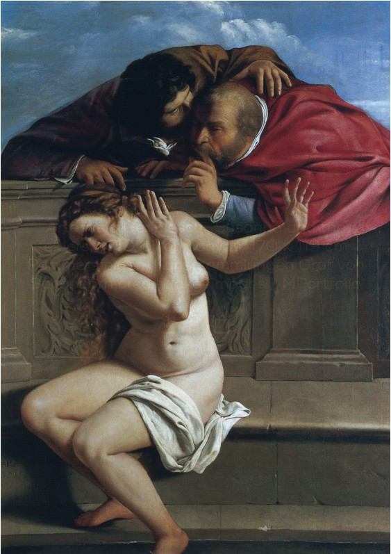 17세에 그린 첫 작품. Artemisia Gentileschi [Susanna and the elders], 1610, ©Musée Jacquemart-André