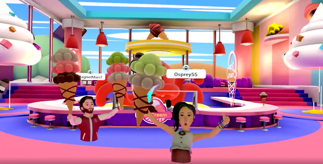 메타의 호라이즌월드 모습. <메타 홈페이지>