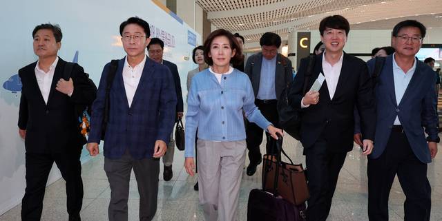 한미의원연맹 미국 방문단. 뉴시스
