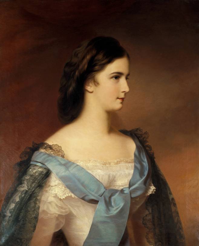 프란츠 슈로츠베르크, 엘리자베트(시씨), 1855, 80x65cm, 오스트리아 빈 국립 박물관