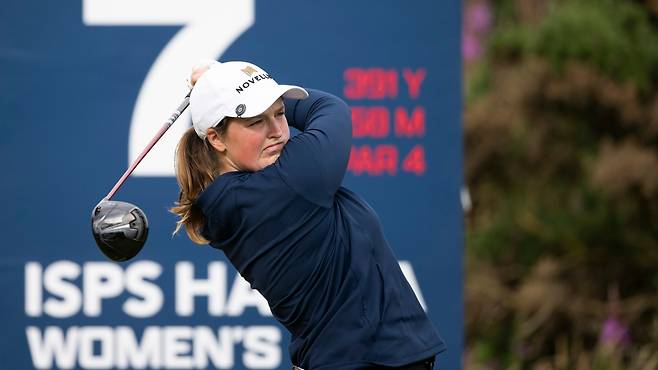 대회 이틀째 2타 차 선두로 올라선 로티 워드. [사진=LPGA]