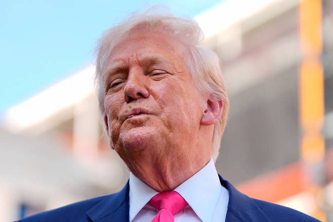 도널드 트럼프 미국 대통령. 연합뉴스