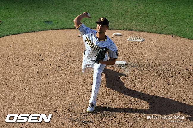 [사진] 샌디에이고 다르빗슈 유. ⓒGettyimages(무단전재 및 재배포 금지)