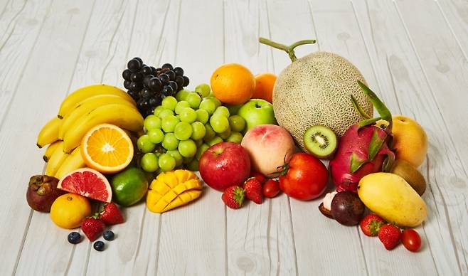 각종 과일. 아이클릭아트