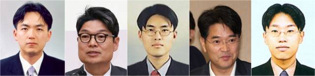 사진 왼쪽부터 구자현 서울고검장, 박현준 서울북부지검장, 임승철 서울서부지검장, 박재억 수원지검장, 김창진 부산지검장. 연합뉴스