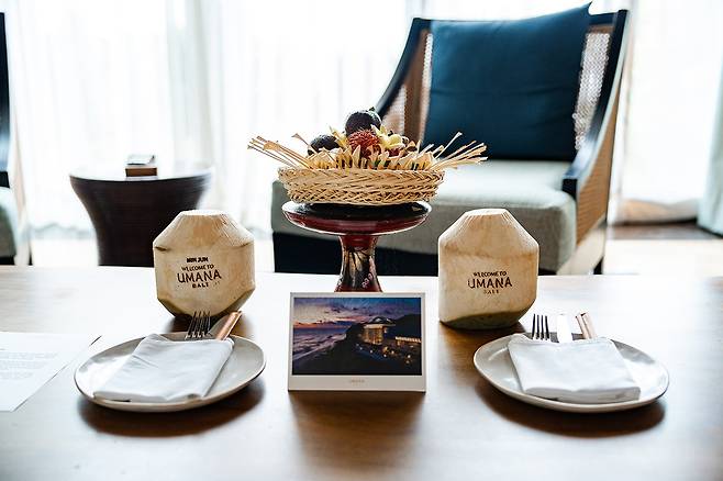 팜투어를 통해 예약시 제공되는 웰컴 기프트 서비스. 사진제공|윤더로드