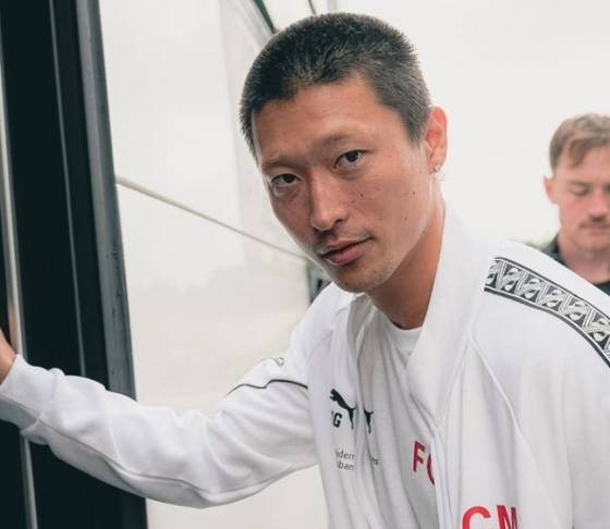 오스트리아 전지훈련을 떠나는 조규성의 모습. /사진=미트윌란 공식 SNS 갈무리