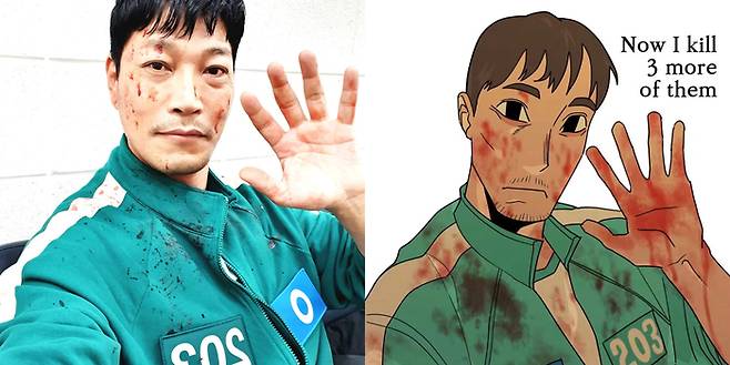 오징어게임 3 출연 최귀화. 최귀화 인스타그램.