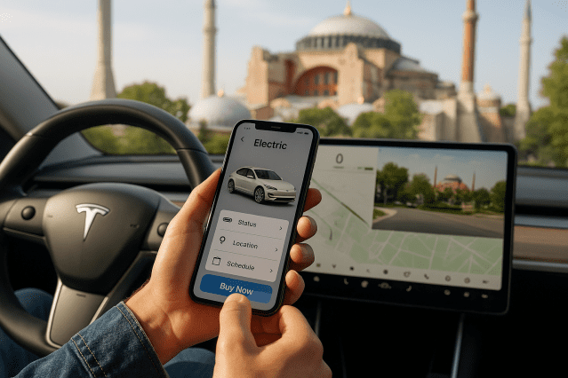 튀르키예의 차량 거래도 디지털 전환이 이뤄지고 있다.