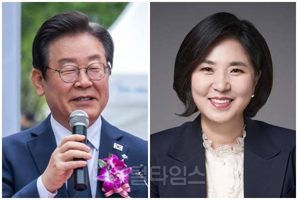 이재명 대통령(왼쪽)과 남영희 더불어민주당 원외지역위원장. [디지털타임스 DB]