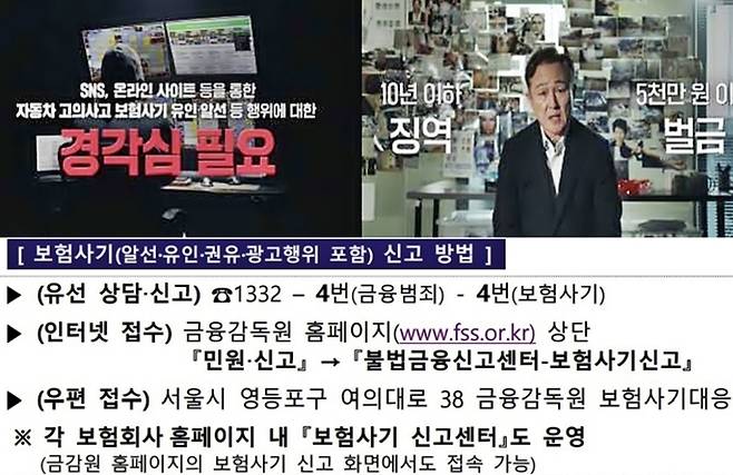 보험사기 신고방법 [사진출처=금감원/ 편집=최기성 매경 디지털뉴스룸 기자]