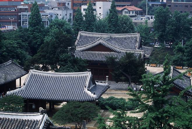 서울 동묘 전경. [사진출처=한국학중앙연구원]