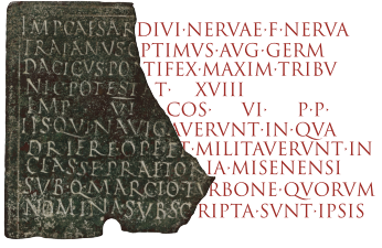 사르디니아에서 발견된 청동 군사 공문서의 일부 [사진=네이처]