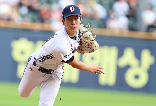 두산 베어스 투수 최민석. /사진=두산 베어스 제공