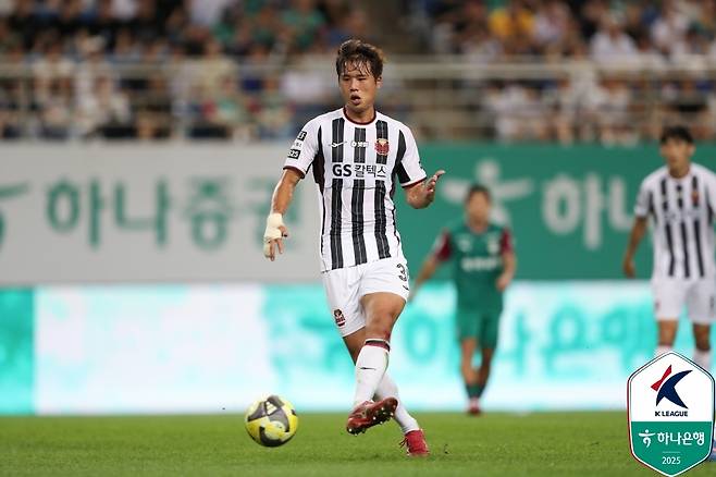 27일 대전과의 경기 출전한 김주성 [한국프로축구연맹 제공. 재판매 및 DB 금지]