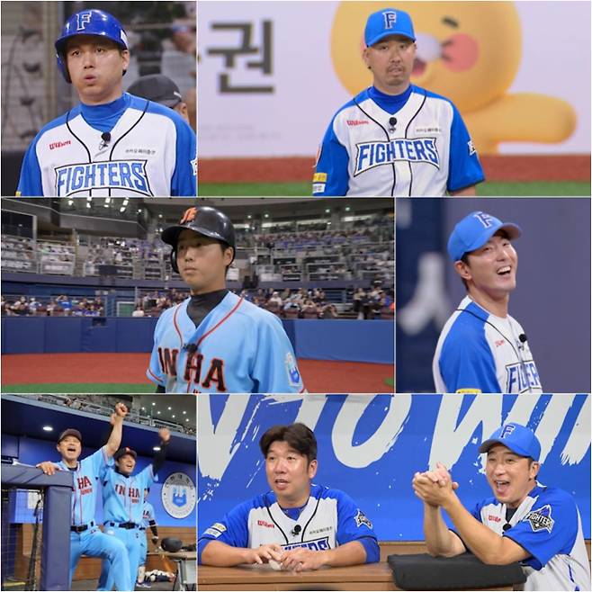 ‘불꽃야구’ 문교원 견제 (사진: 스튜디오C1)