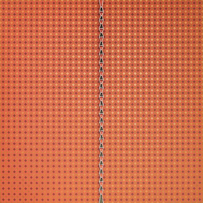 엄태정, '만다라-법열-무한주'. 2025, Acrylic on canvas, 145×145cm. /아라리오갤러리