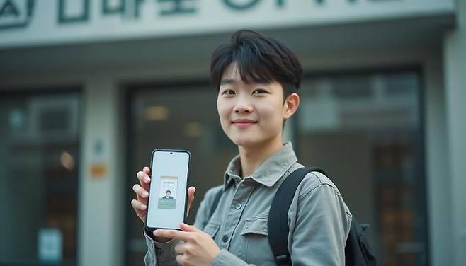 금융사 앱에 '모바일 신분증' 서비스가 탑재됐다. ⓒ데일리안 AI 이미지 삽화.