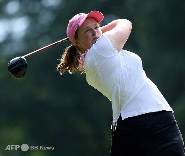2025년 미국여자프로골프(LPGA) 투어 ISPS한다 스코틀랜드 여자오픈 우승을 차지한 로티 워드(잉글랜드). 사진제공=ⓒAFPBBNews = News1 (사진을 무단으로 사용하지 마십시오)