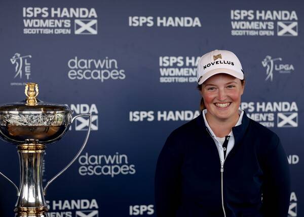 한국의 김효주, 김세영, 이미향, 최혜진 프로 등과 경쟁에서 2025년 미국여자프로골프(LPGA) 투어 ISPS한다 스코틀랜드 여자오픈 우승을 차지한 로티 워드(잉글랜드). 사진제공=Getty_LPGA (사진을 무단으로 사용하지 마십시오)
