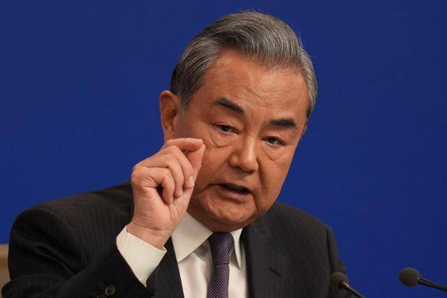 왕이 중국 외교부장. 베이징=AP 연합뉴스