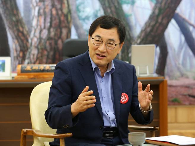 주낙영 시장이 향후 계획을 설명하고 있다. 경주시 제공