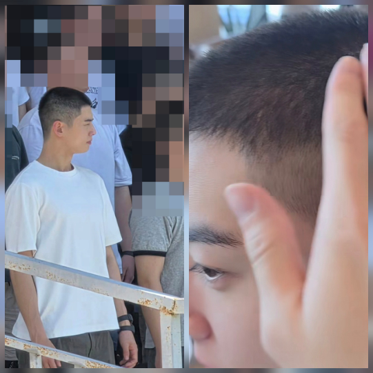 차은우가 조용히 훈련소에 입소한 가운데, 윤산하가 전한 작별 인사가 팬들의 마음을 울렸다.사진=윤산하 SNS