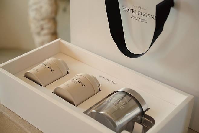 유진투자증권 브랜드 굿즈 호텔유진 /사진=유진투자증권