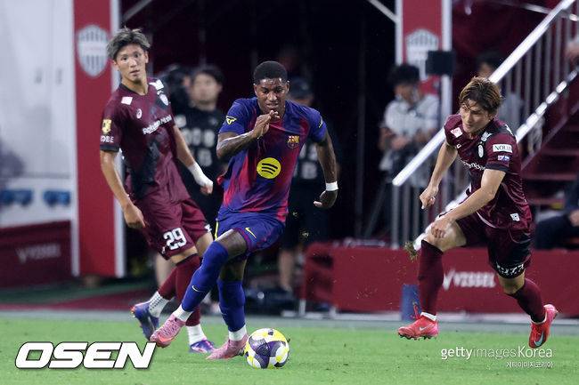 [사진] 바르셀로나 프리시즌 경기를 치른 래시포드 / ⓒGettyimages(무단전재 및 재배포 금지)
