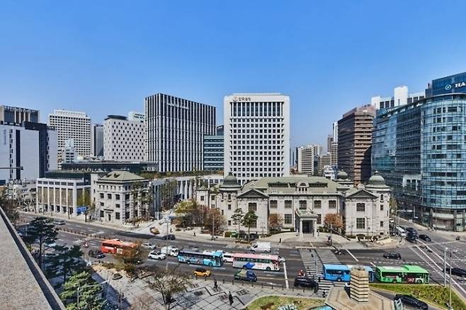 서울 중구 한국은행 전경. 한국은행 제공