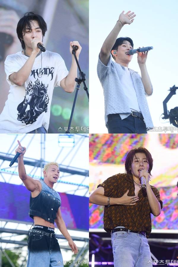 드래곤포니, 폴킴, 백호, 하성운 / 사진=권광일, 팽현준 기자